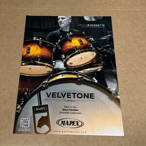 Gregg Bissonette - MAPEX DRUMS - 2011 Print Advertisement